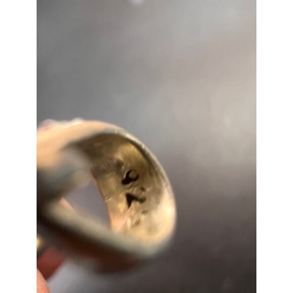 NEW citrine and garnet sterling silver pendant - Picture 6 of 10